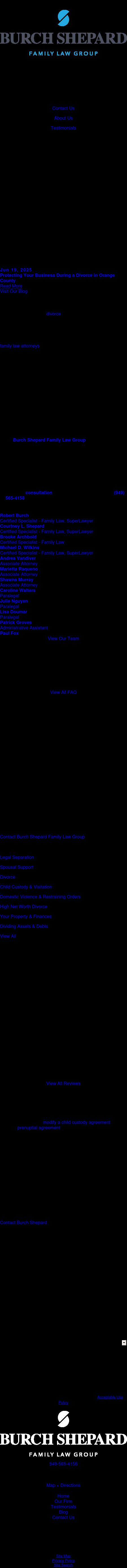 Burch, Coulston & Shepard, LLP - Newport Beach CA Lawyers