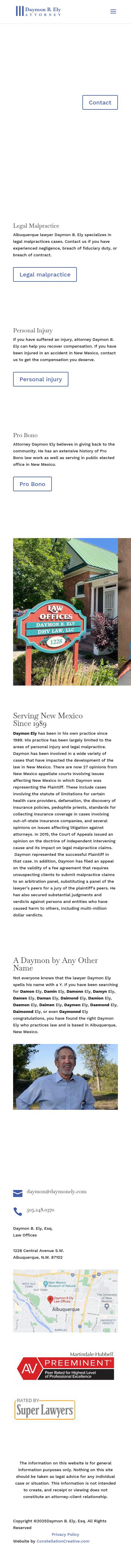 Ely Daymon B - Albuquerque NM Lawyers