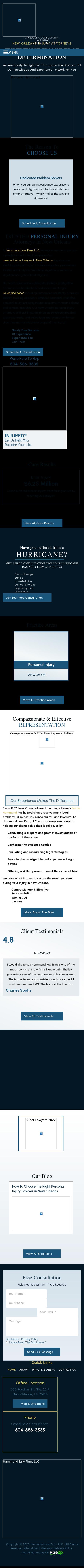 Hammond Law Firm LLC - New Orleans LA Lawyers