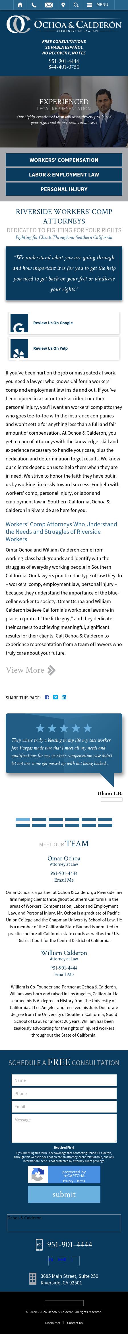 Ochoa & Calderon - Riverside CA Lawyers