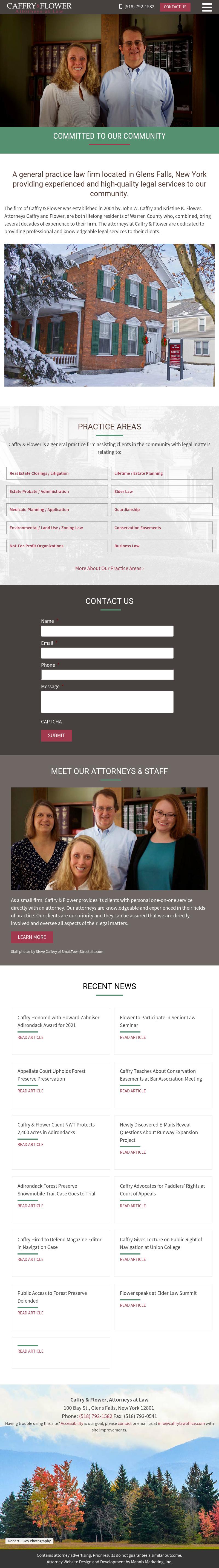 Caffry & Flower - Glens Falls NY Lawyers