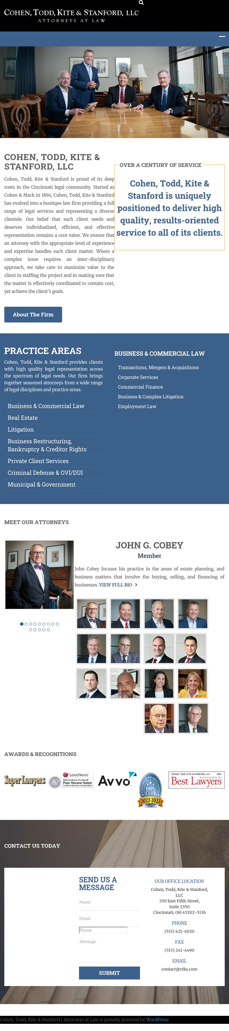 Cohen, Todd, Kite & Stanford, LLC - Cincinnati OH Lawyers