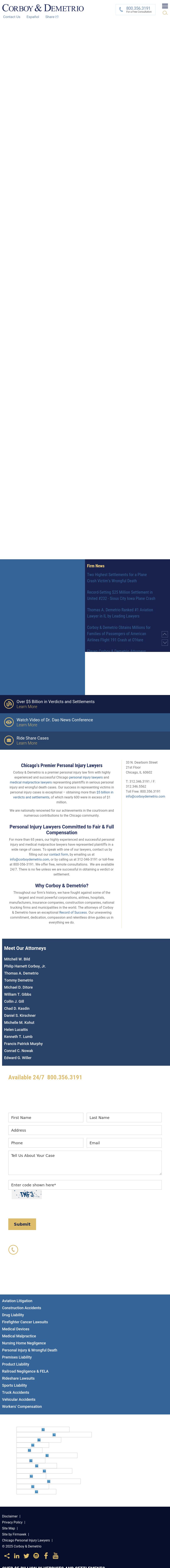 Corboy & Demetrio - Chicago IL Lawyers