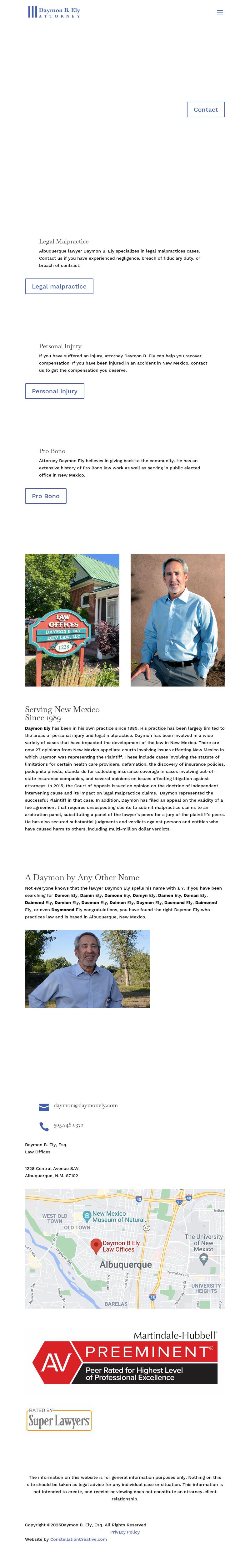 Ely Daymon B - Albuquerque NM Lawyers