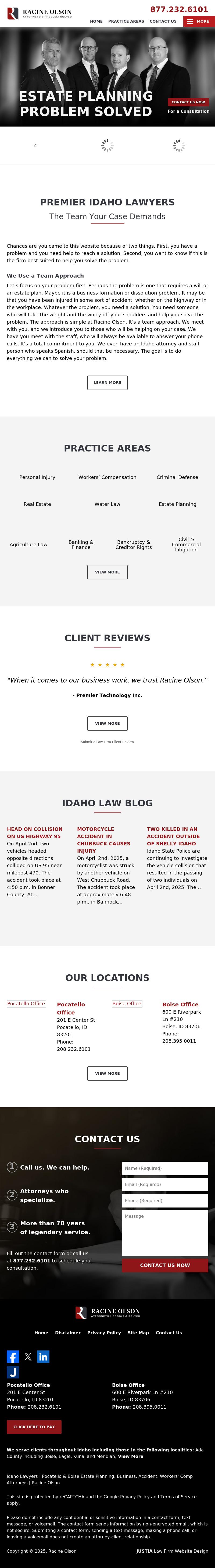 Racine Olson - Boise ID Lawyers