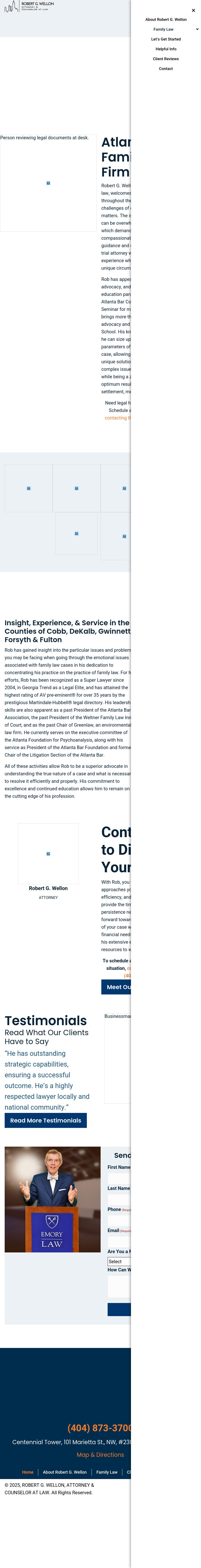 Robert G. Wellon - Atlanta GA Lawyers