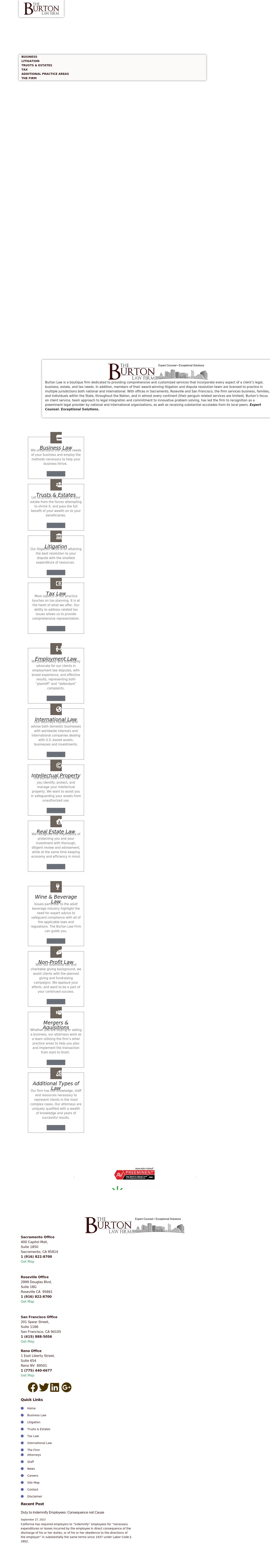 The Burton Law Firm - Roseville CA Lawyers