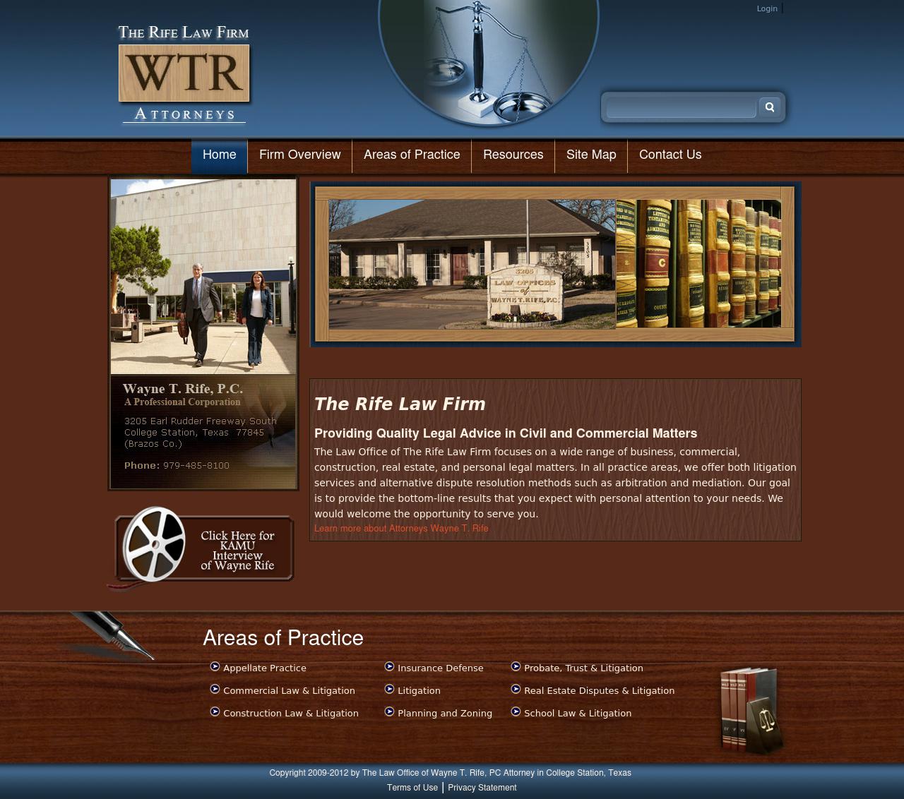 Wayne T. Rife, P.C. - College Station TX Lawyers